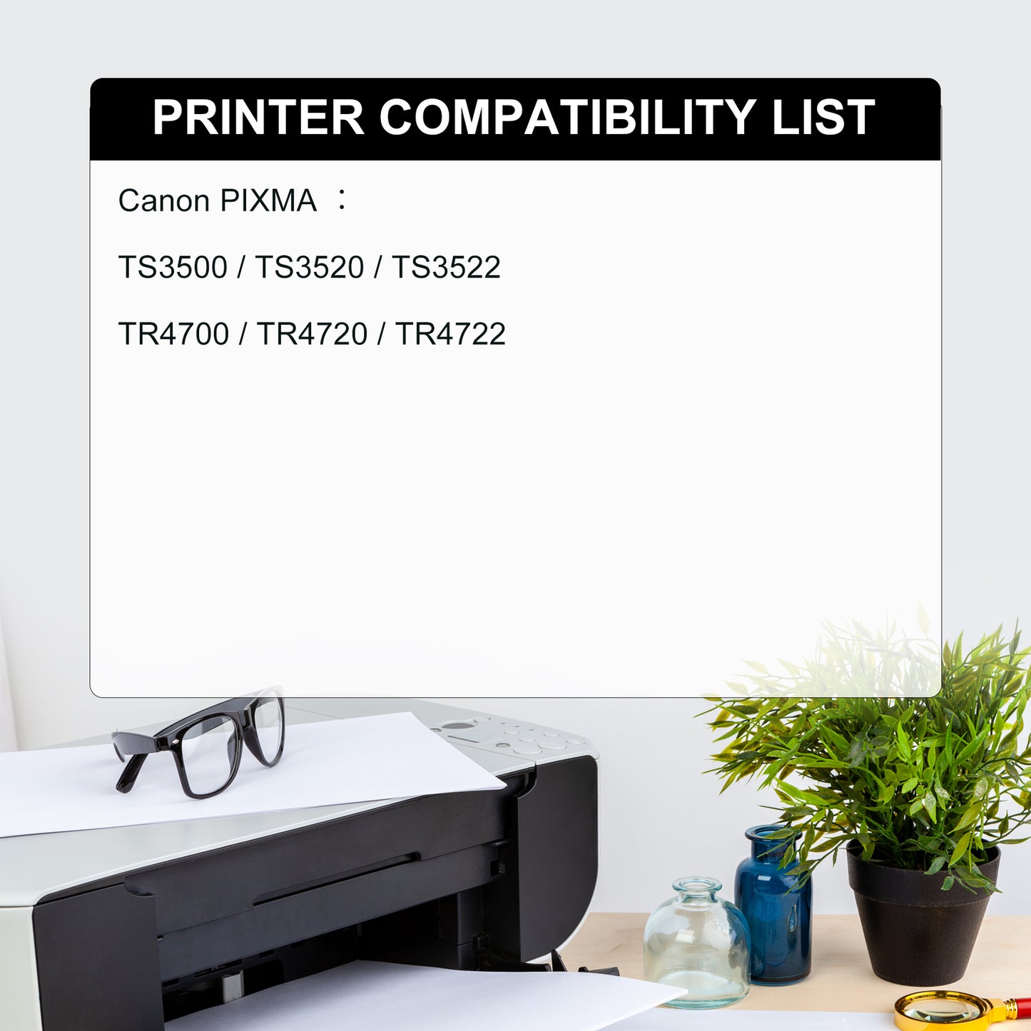 275XL Ink Cartridge for Canon 275 Ink for canon ink 275 and 276 275XL Black Ink Cartridge for Canon PIXMA TS3522 TR4720 TS3500 TS3520 TR4700 TR4722 Printer (2 Black)