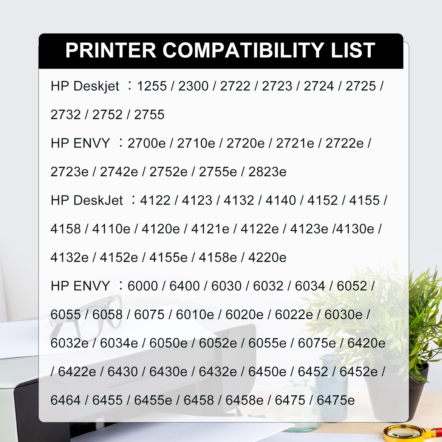 67XL Black Ink cartridge Compatible for HP 67 Black Ink Cartridge for HP Black Ink 67 for HP Envy 6000 6055 6055e 6400e 6455e 6458e Deskjet 2742e 2752e 2755e Envy Pro 6455 6458 Printer (2 Black)