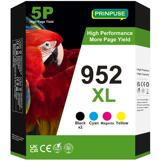 952 Ink Cartridges for HP 952 ink cartridge for hp Ink 952 Black Cyan Magenta Yellow Ink Cartridges (5 pack)