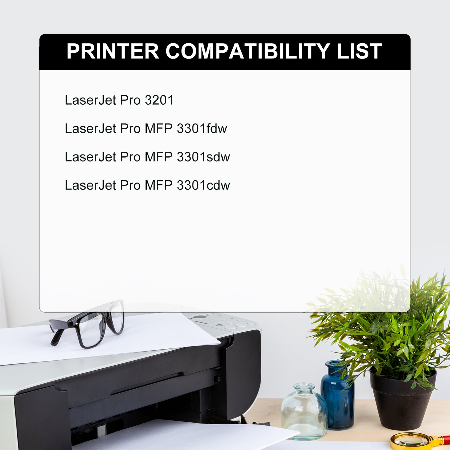 218X Toner Cartridges Replacement for HP 218X 218A for Color LaserJet Pro 3201dw MFP 3301cdw 3301fdw 3301sdw Printer HP 218X Toner Cartridges (Black Cyan Magenta Yellow 4Pack) NO CHIP